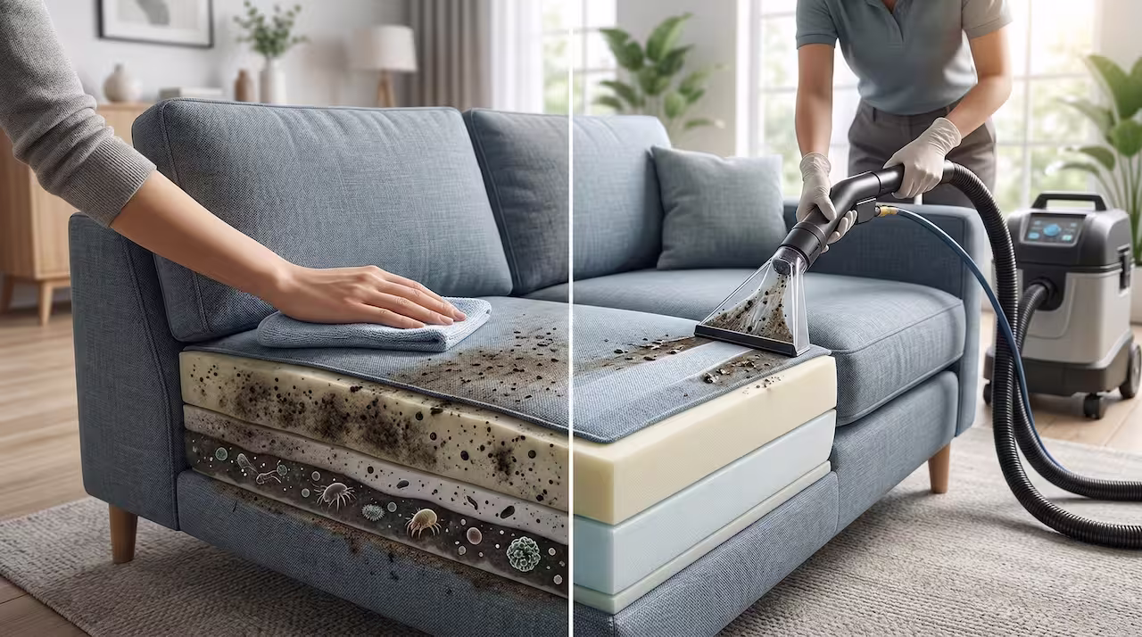 Qual a diferença entre limpeza comum e higienização profissional?